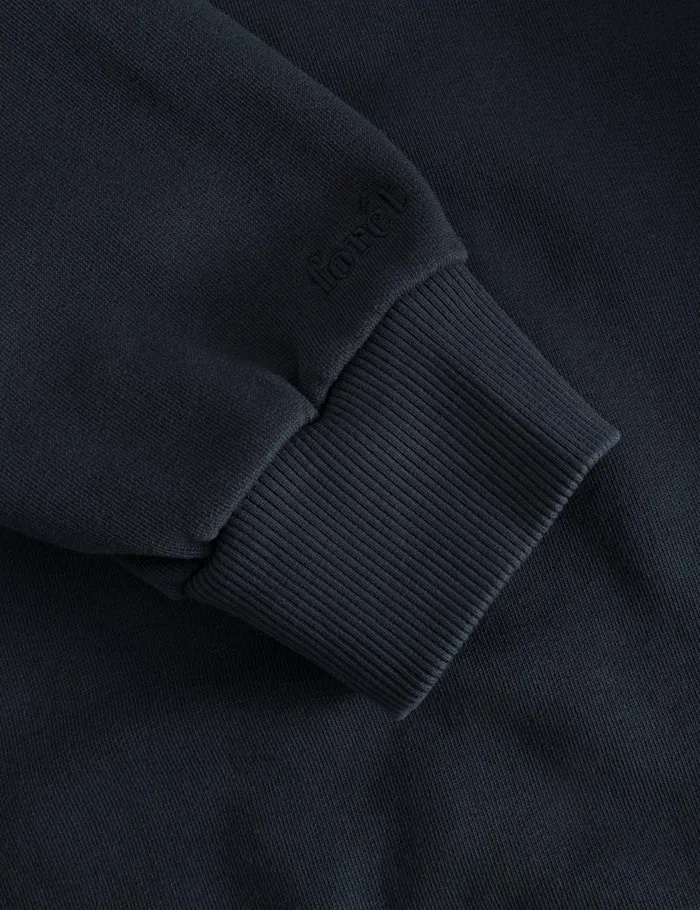 Fort Sweatshirts LOG HALF ZIP SWEATSHIRT Navy 8211 Men