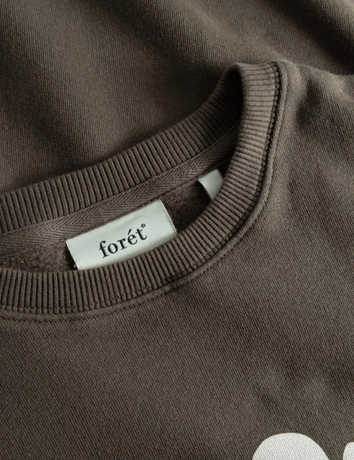 Fort Sweatshirts LOOP SWEATSHIRT Cold Brown 8211 Men Fort Sweatshirts LOOP SWEATSHIRT Cold Brown 8211 Men