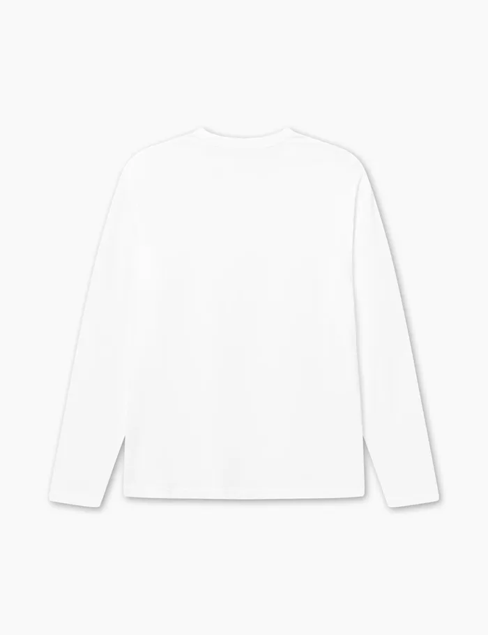 Fort TShirts FLOWER LONGSLEEVE White 8211 Men