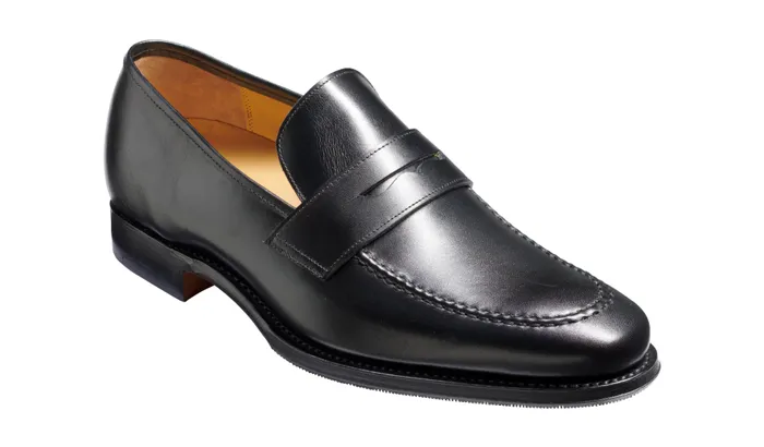 Gates 8211 Black Calf Men Barker Shoes Mens Loafers