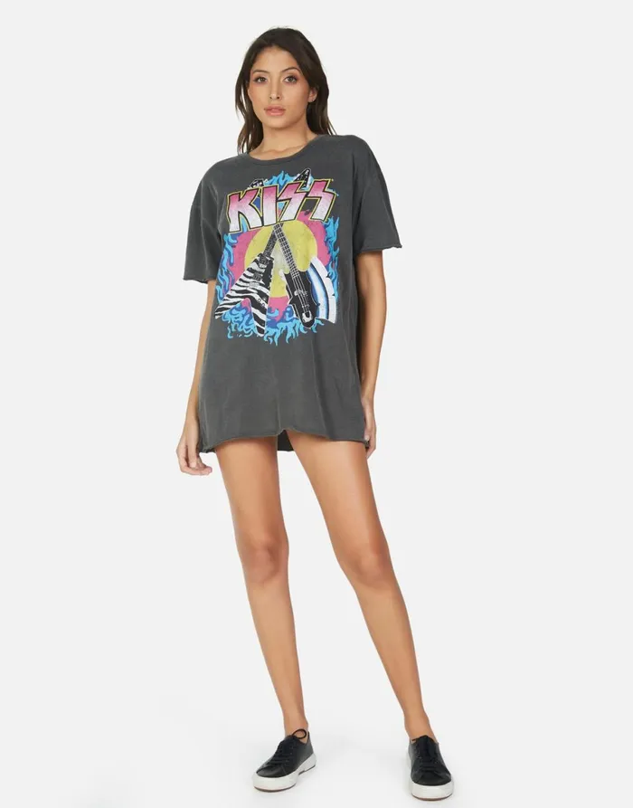 Geneva KISS Animalize Pigment Black Women039s Lauren Moshi Dresses