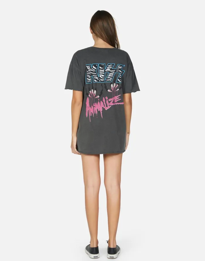 Geneva KISS Animalize Pigment Black Women039s Lauren Moshi Dresses