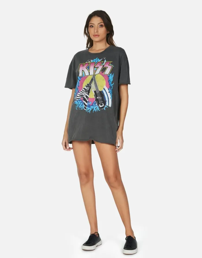 Geneva KISS Animalize Pigment Black Women039s Lauren Moshi Dresses