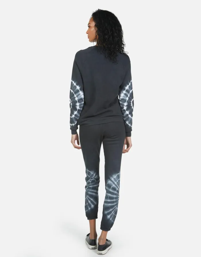 Gia Text Happy Face Lunar Eclipse Women039s Lauren Moshi Long Sweatpants