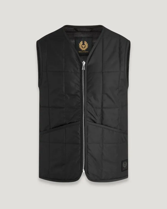 Gilets Men Belstaff Service Gilet Big and Tall Black