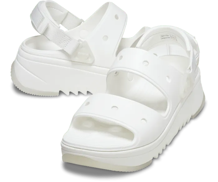 Hiker Xscape Sandal White Women Crocs Platforms 038 Wedges