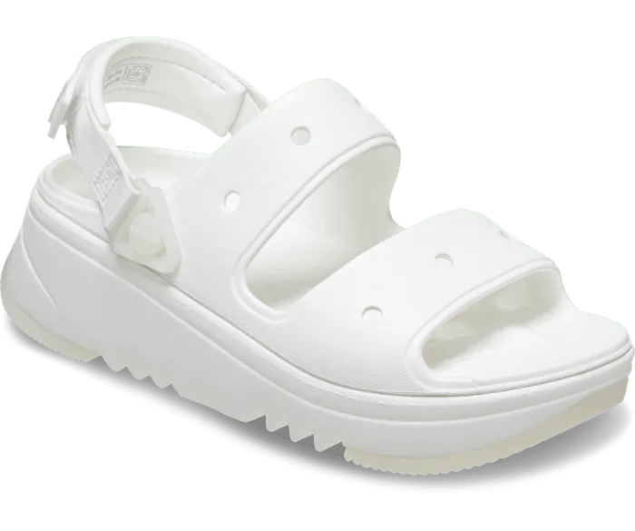 Hiker Xscape Sandal White Women Crocs Platforms 038 Wedges