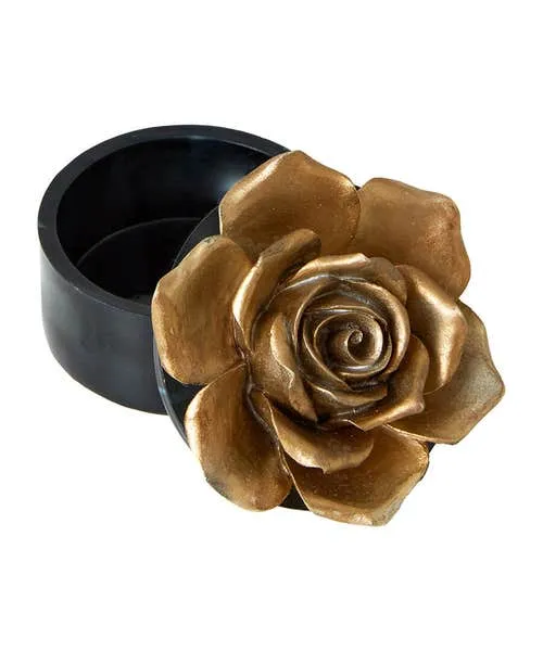 Homeware Radiant Rose Marble Box Black Home Accessories Joebrowns