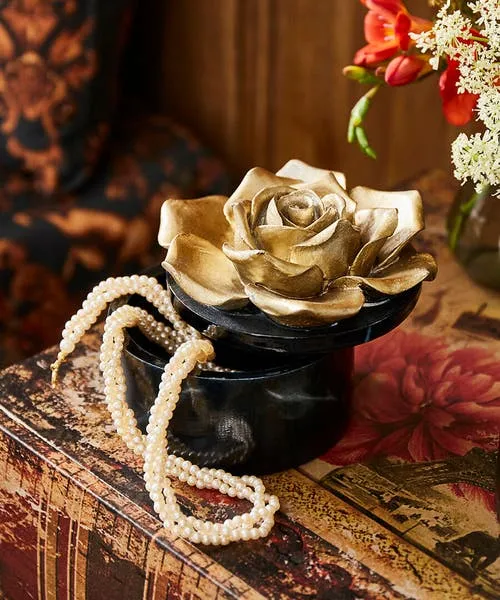 Homeware Radiant Rose Marble Box Black Home Accessories Joebrowns