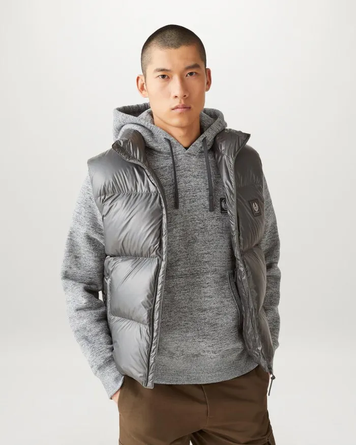 Hoodies and Sweatshirts Men Belstaff Assembly Hoodie Grey Tweed Multi Hoodies and Sweatshirts Men Belstaff Assembly Hoodie Grey Tweed Multi
