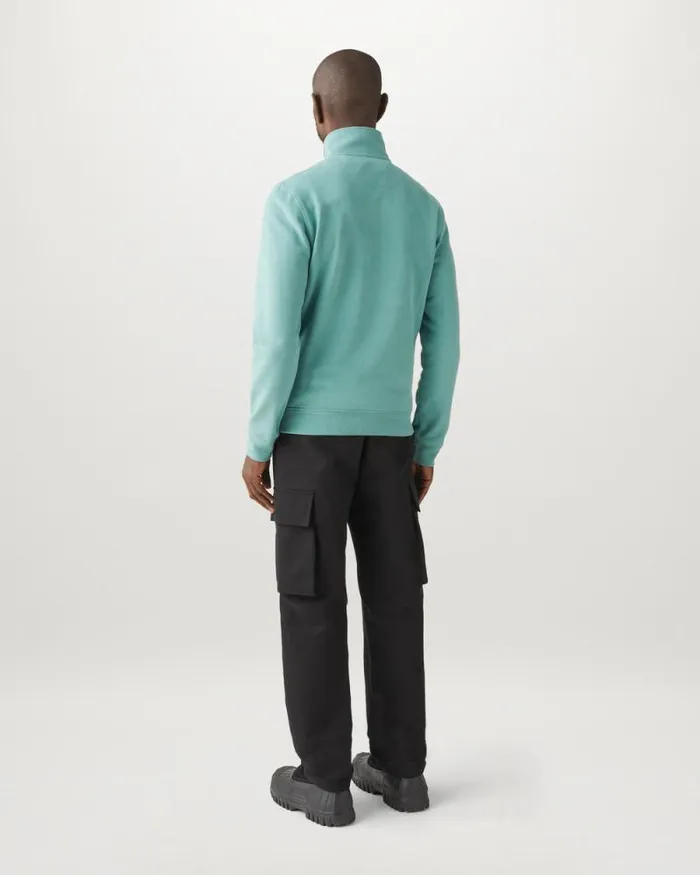 Hoodies and Sweatshirts Men Belstaff Belstaff Quarter Zip Sweatshirt Oil Blue Hoodies and Sweatshirts Men Belstaff Belstaff Quarter Zip Sweatshirt Oil Blue