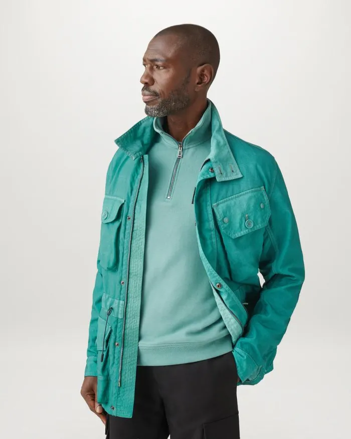 Hoodies and Sweatshirts Men Belstaff Belstaff Quarter Zip Sweatshirt Oil Blue Hoodies and Sweatshirts Men Belstaff Belstaff Quarter Zip Sweatshirt Oil Blue