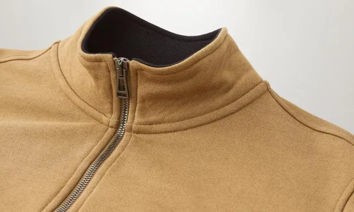 Hoodies and Sweatshirts Men Belstaff Centenary Full Zip Sweatshirt British Khaki