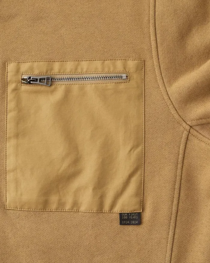 Hoodies and Sweatshirts Men Belstaff Centenary Full Zip Sweatshirt British Khaki