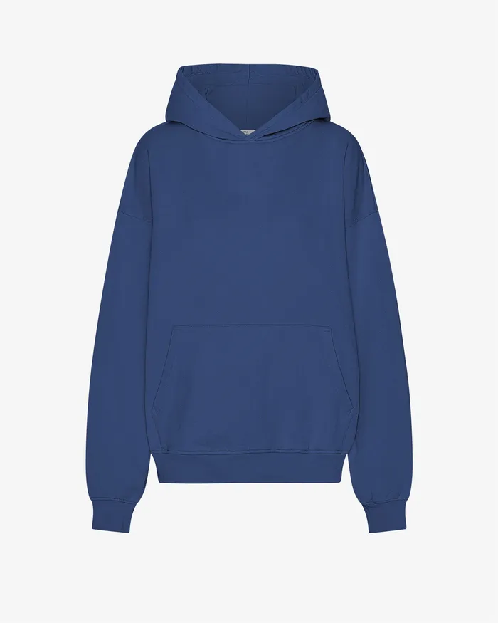 Hoodies Colorfulstandard Women Organic Oversized Hood 8211 Marine Blue