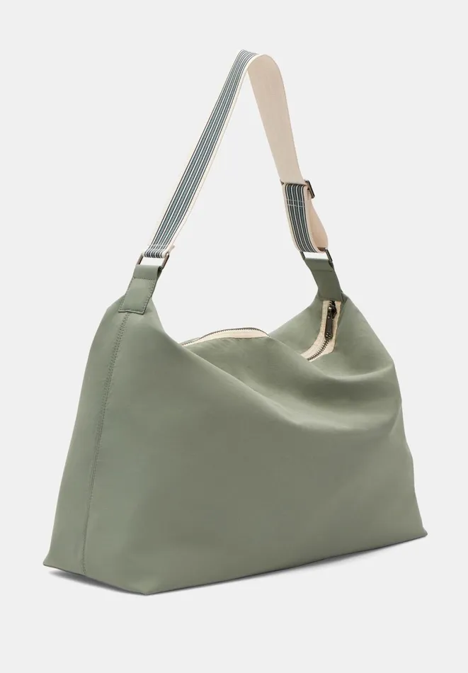 Hush Bags Women Bec Nylon Holdall Bag Sage
