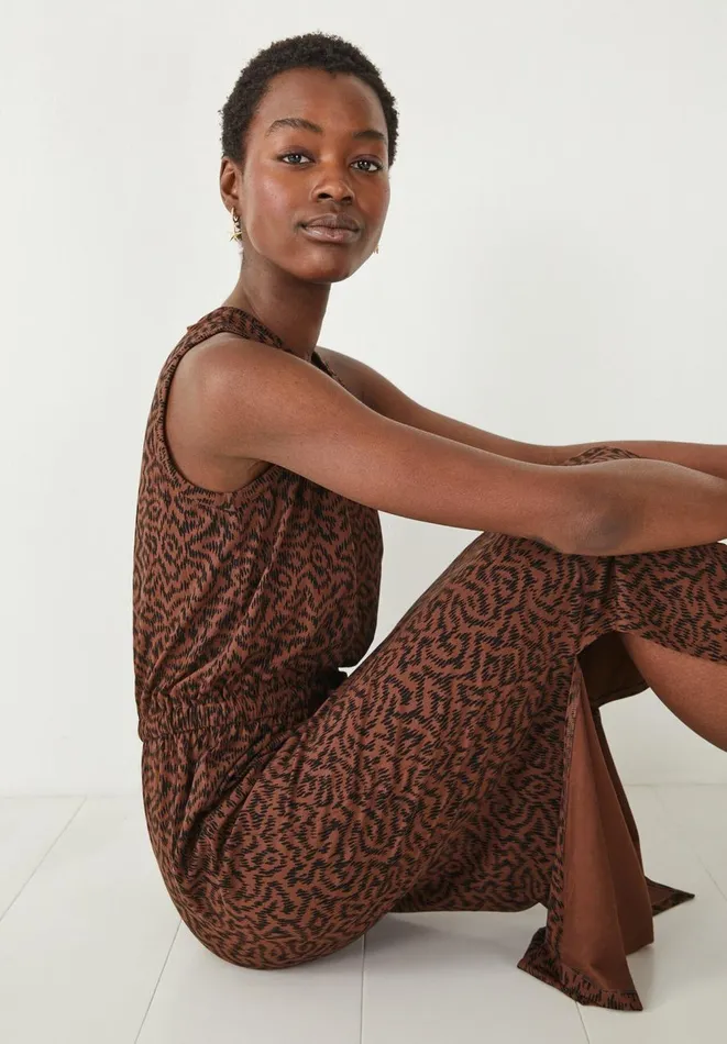Hush Dresses Women Aida Jersey Midi Dress Abstract Ikat 8211 Brown Hush Dresses Women Aida Jersey Midi Dress Abstract Ikat 8211 Brown