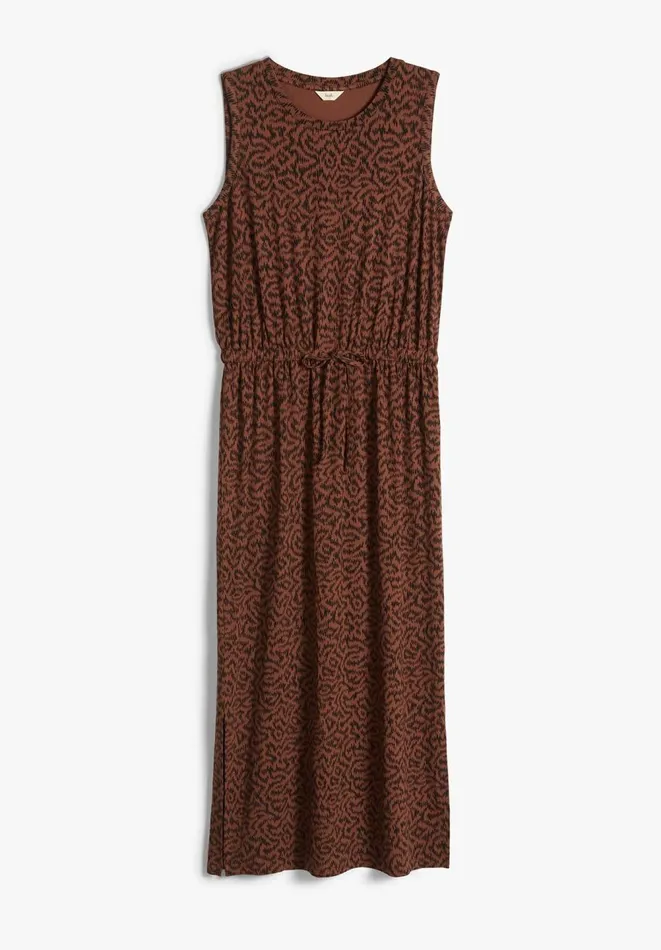 Hush Dresses Women Aida Jersey Midi Dress Abstract Ikat 8211 Brown Hush Dresses Women Aida Jersey Midi Dress Abstract Ikat 8211 Brown