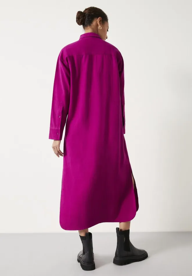 Hush Dresses Women Alexa Maxi Shirt Dress Dark Pink Hush Dresses Women Alexa Maxi Shirt Dress Dark Pink