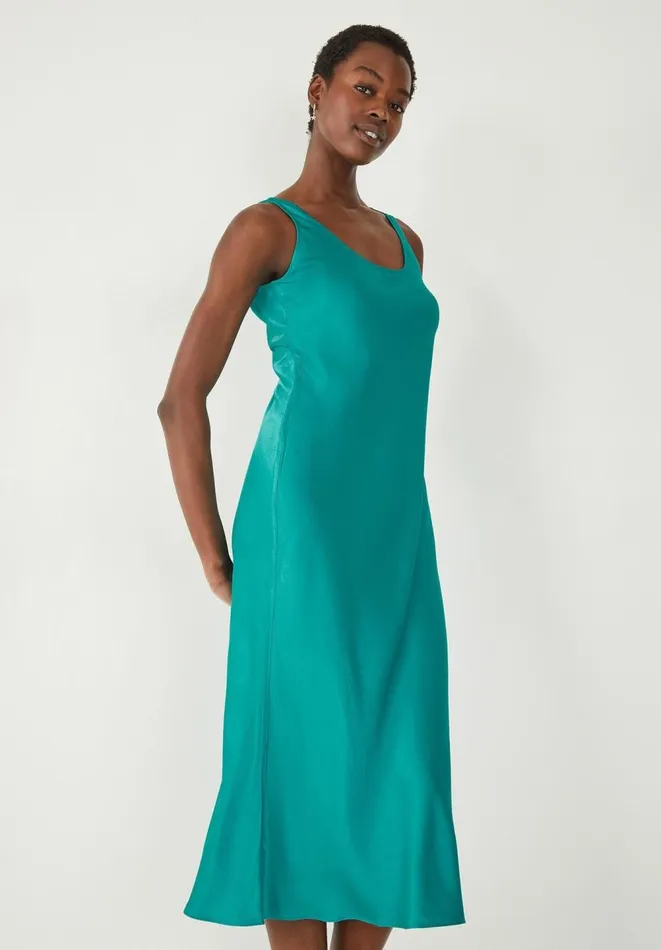 Hush Dresses Women Alysia Satin Midi Dress Bright Green