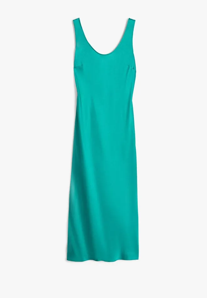 Hush Dresses Women Alysia Satin Midi Dress Bright Green