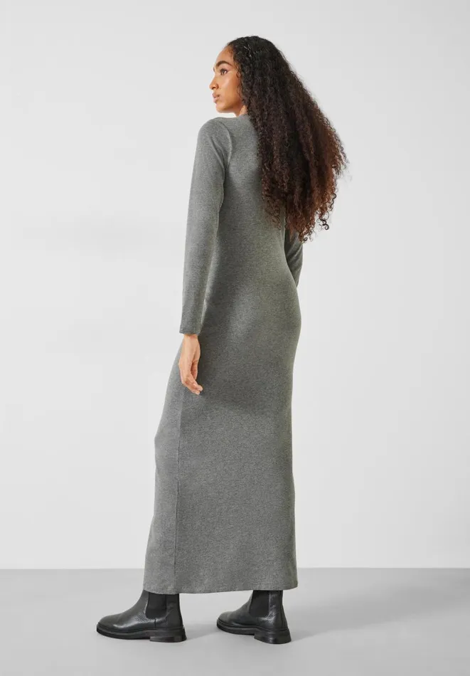 Hush Dresses Women Frankie Gather Maxi Dress Charcoal Marl Hush Dresses Women Frankie Gather Maxi Dress Charcoal Marl