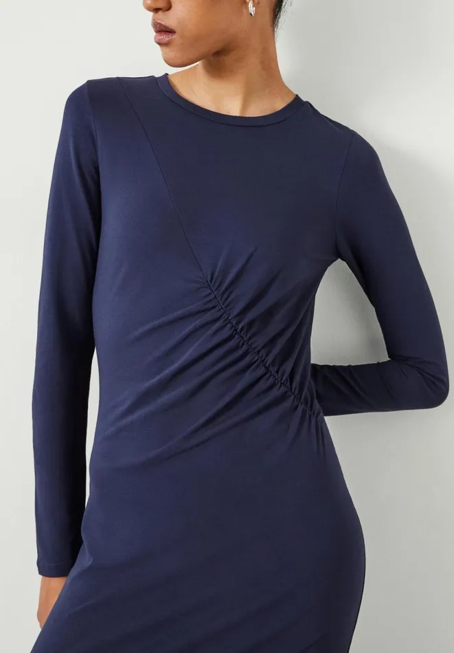 Hush Dresses Women Frankie Gather Maxi Dress Navy