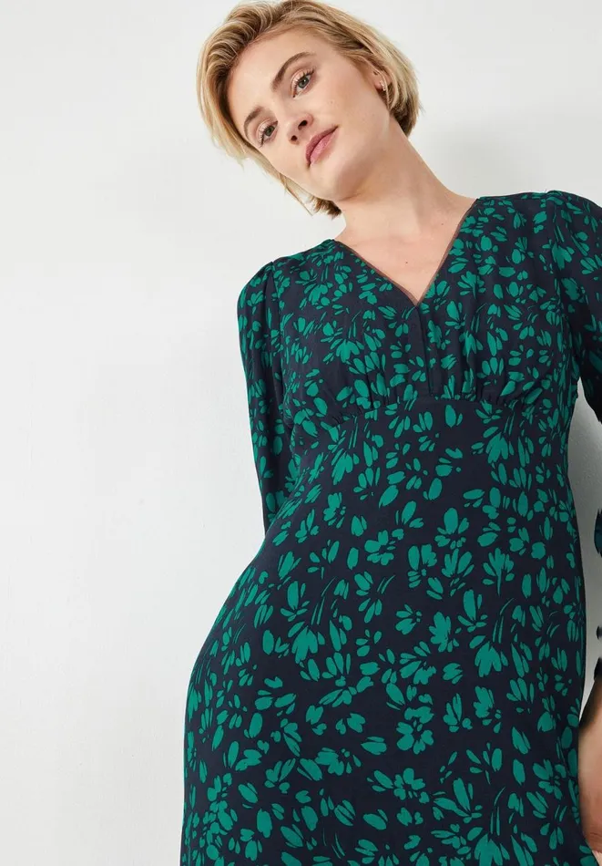 Hush Dresses Women Georgia Tea Dress Petal Ditsy Navygreen Hush Dresses Women Georgia Tea Dress Petal Ditsy Navygreen