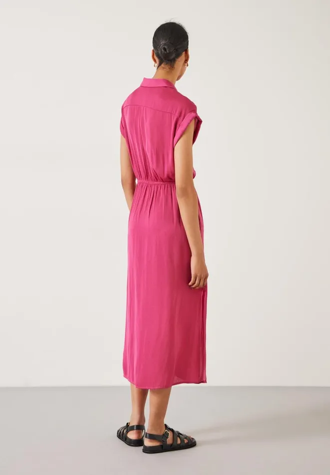 Hush Dresses Women Kalani Relaxed Midi Dress Magenta Hush Dresses Women Kalani Relaxed Midi Dress Magenta
