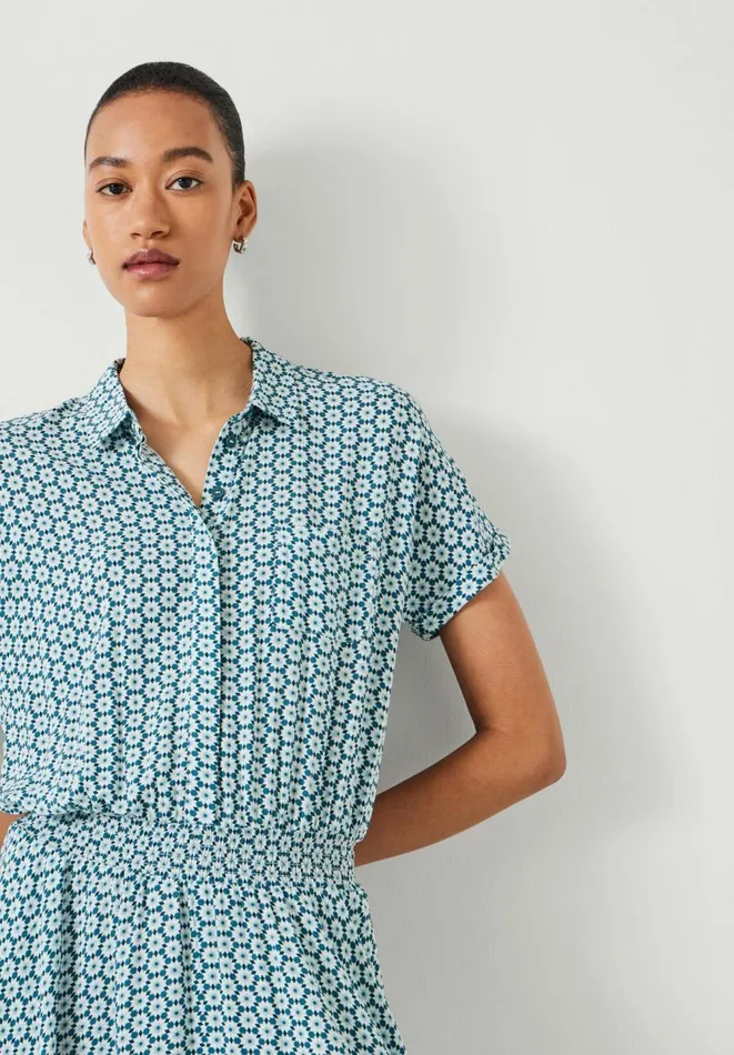 Hush Dresses Women Kensington Shirt Dress Geo Star 8211 Green Hush Dresses Women Kensington Shirt Dress Geo Star 8211 Green