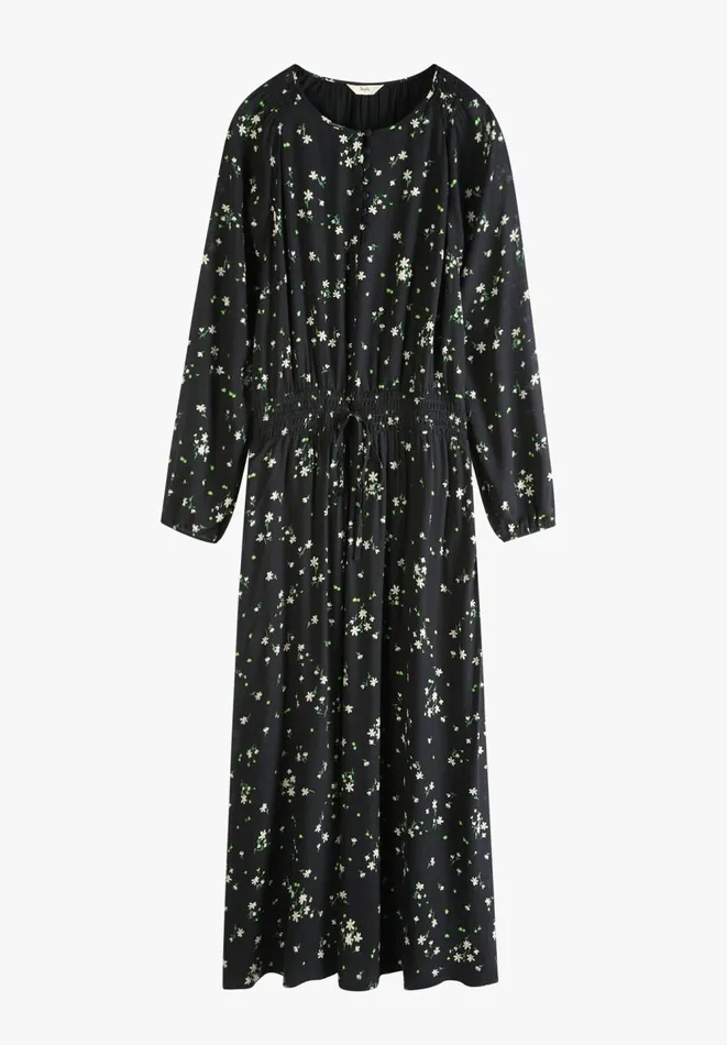 Hush Dresses Women Madelyn Midi Dress Scatter Floral Black