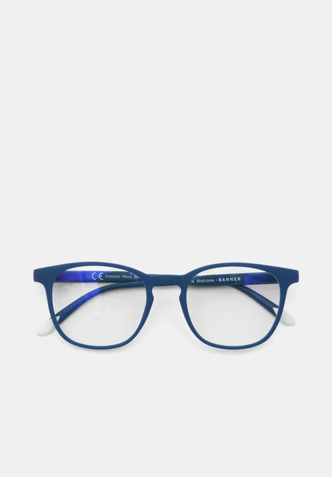 Hush Glasses Women Barner Dalston Reading Glasses Navy Blue