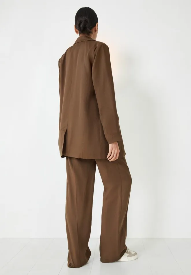 Hush Jackets and Coats Women Emelia Single Breasted Blazer Brown