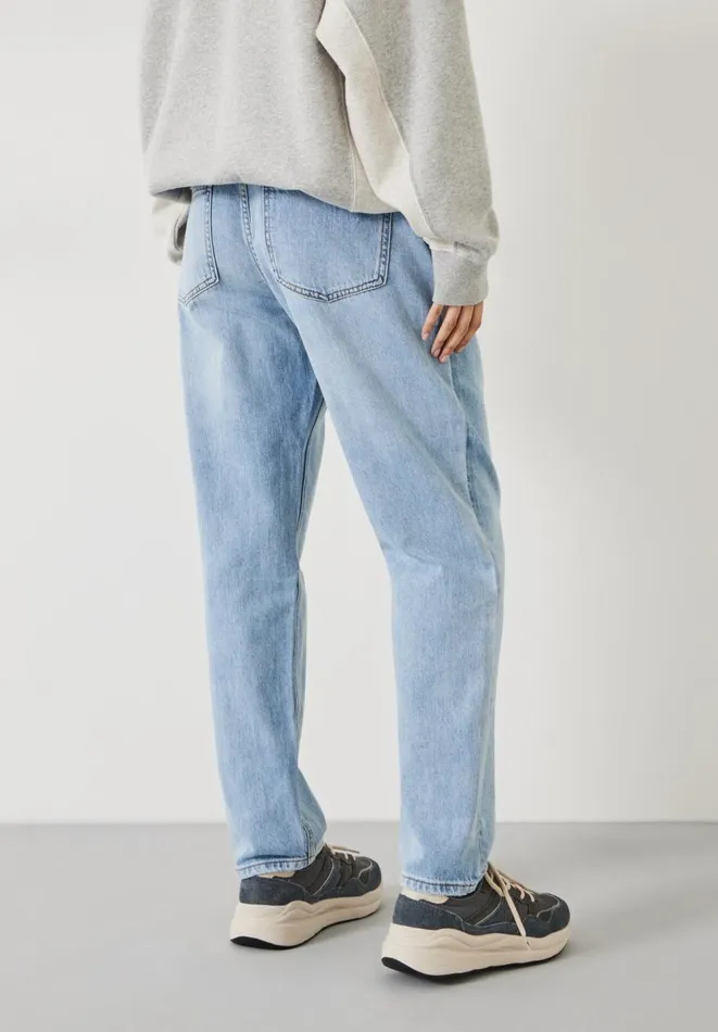 Hush Jeans Women Relaxed Fit Boyfriend Jeans Pale Blue Authentic