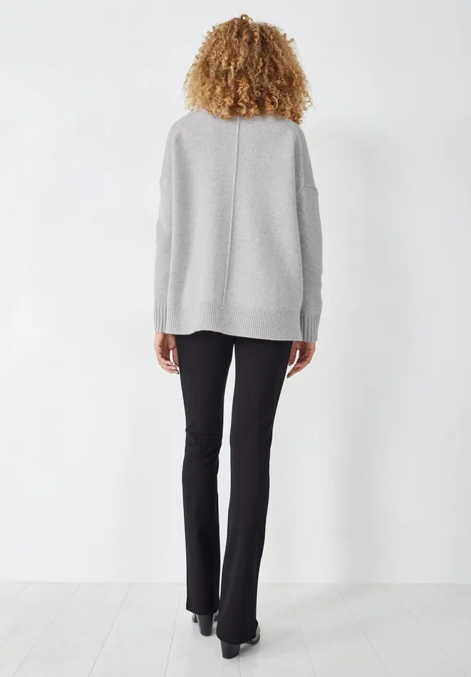 Hush Joggers and Leggings Women Adriana Zip Flare Jersey Trousers Black