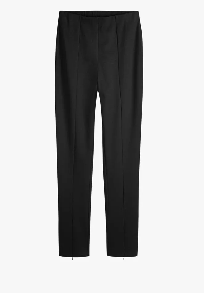 Hush Joggers and Leggings Women Adriana Zip Flare Jersey Trousers Black