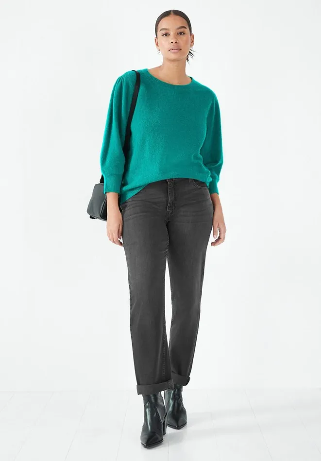 Hush Jumpers and Cardigans Women Hattie Wool Blend Crew Neck Jumper Sea Green Hush Jumpers and Cardigans Women Hattie Wool Blend Crew Neck Jumper Sea Green