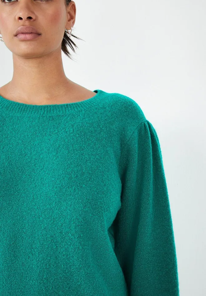 Hush Jumpers and Cardigans Women Hattie Wool Blend Crew Neck Jumper Sea Green Hush Jumpers and Cardigans Women Hattie Wool Blend Crew Neck Jumper Sea Green