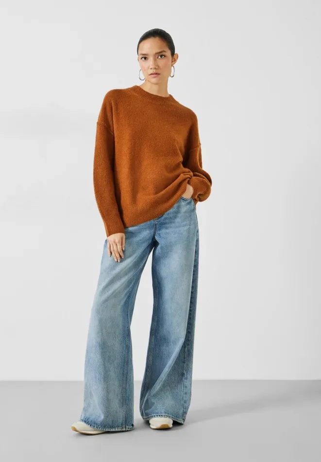 Hush Jumpers and Cardigans Women Lydia Crew Neck Wool Blend Jumper Ginger Hush Jumpers and Cardigans Women Lydia Crew Neck Wool Blend Jumper Ginger