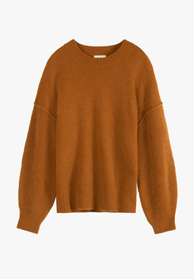 Hush Jumpers and Cardigans Women Lydia Crew Neck Wool Blend Jumper Ginger Hush Jumpers and Cardigans Women Lydia Crew Neck Wool Blend Jumper Ginger