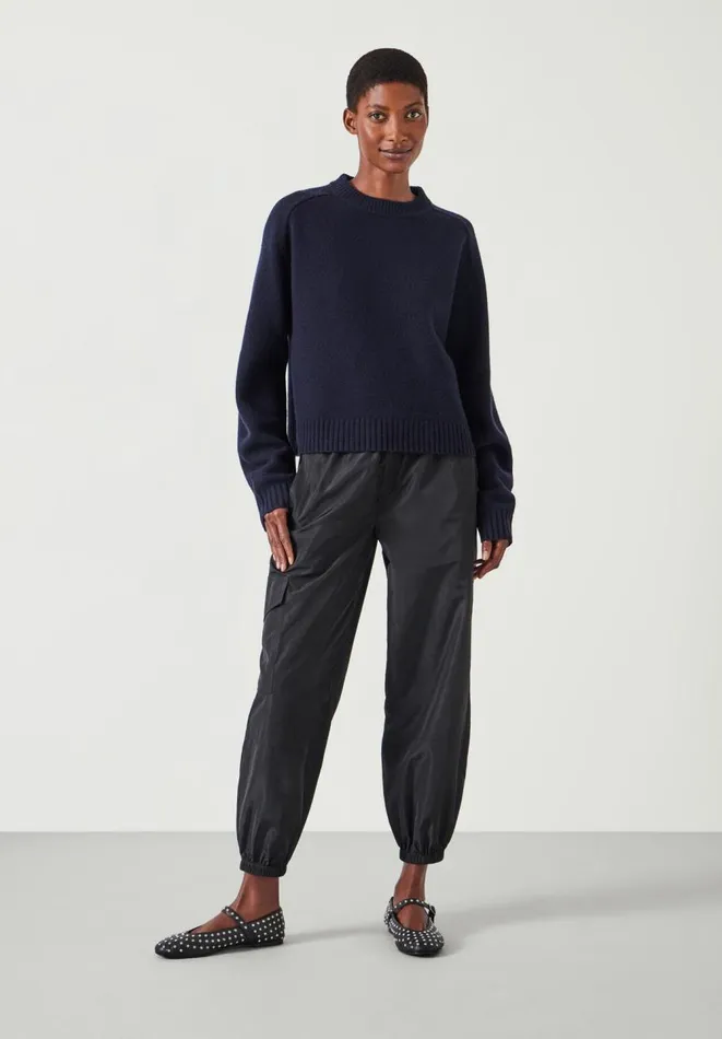 Hush Jumpers and Cardigans Women Nina Merino Wool Crew Jumper Navy Hush Jumpers and Cardigans Women Nina Merino Wool Crew Jumper Navy
