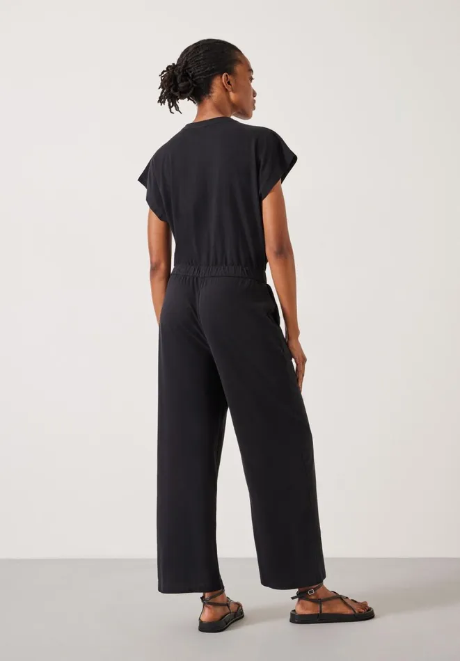 Hush Jumpsuits Women Kendall Short Sleeve Jersey Jumpsuit Black Hush Jumpsuits Women Kendall Short Sleeve Jersey Jumpsuit Black