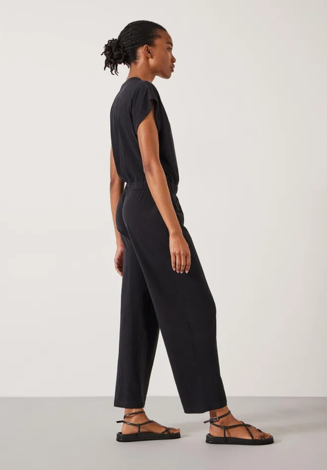 Hush Jumpsuits Women Kendall Short Sleeve Jersey Jumpsuit Black Hush Jumpsuits Women Kendall Short Sleeve Jersey Jumpsuit Black