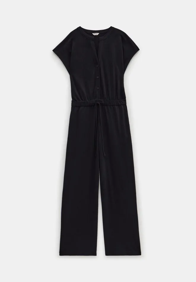 Hush Jumpsuits Women Kendall Short Sleeve Jersey Jumpsuit Black Hush Jumpsuits Women Kendall Short Sleeve Jersey Jumpsuit Black