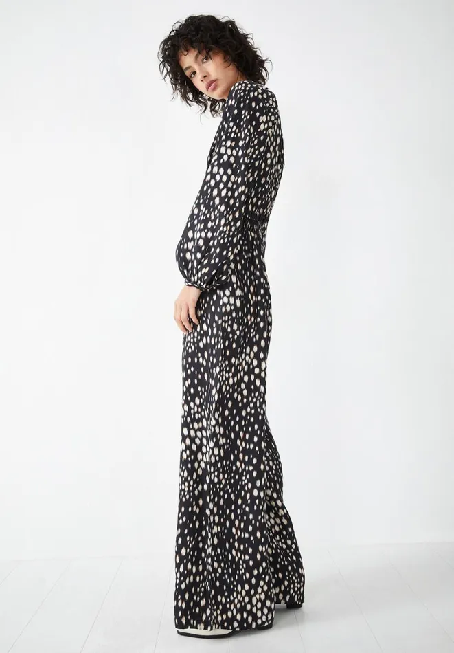 Hush Jumpsuits Women Mable Printed Jumpsuit Ikat Spot Blackecru Hush Jumpsuits Women Mable Printed Jumpsuit Ikat Spot Blackecru