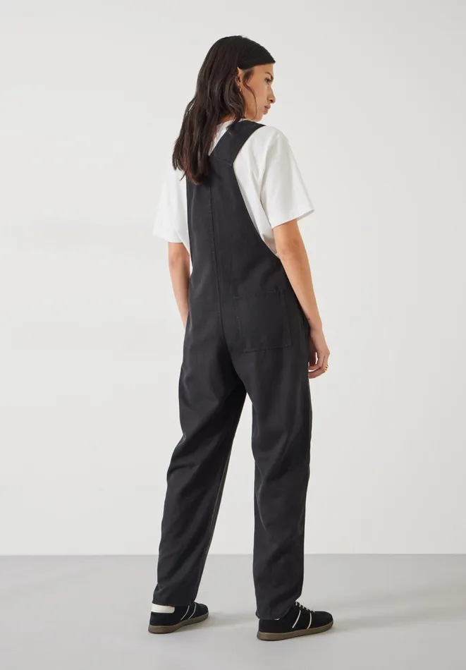 Hush Jumpsuits Women Wilma Dungarees Washed Black