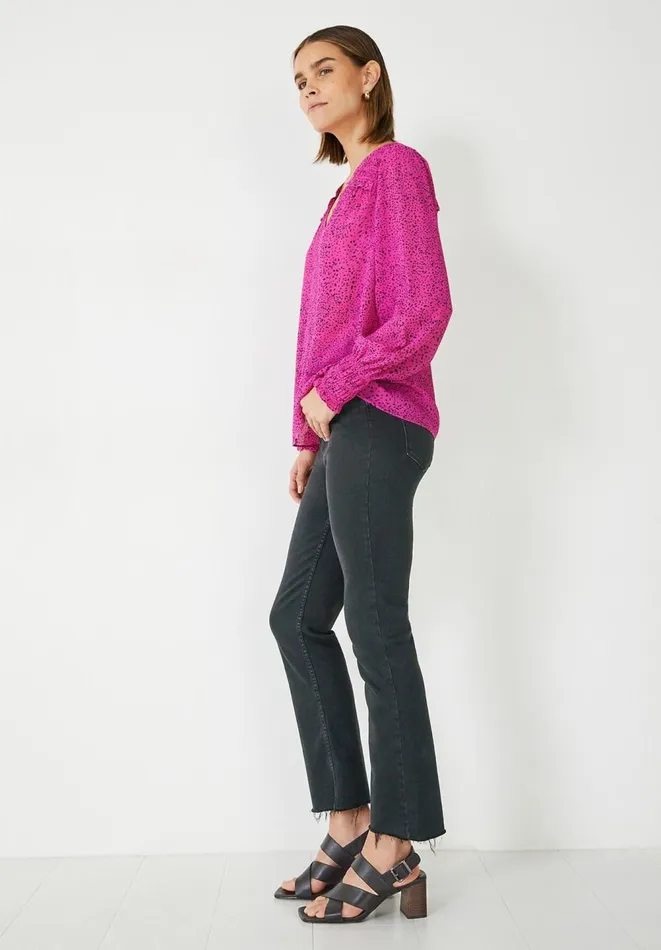 Hush Shirts and Blouses Women Alvia Blouse Speckled Dots Hot Pink