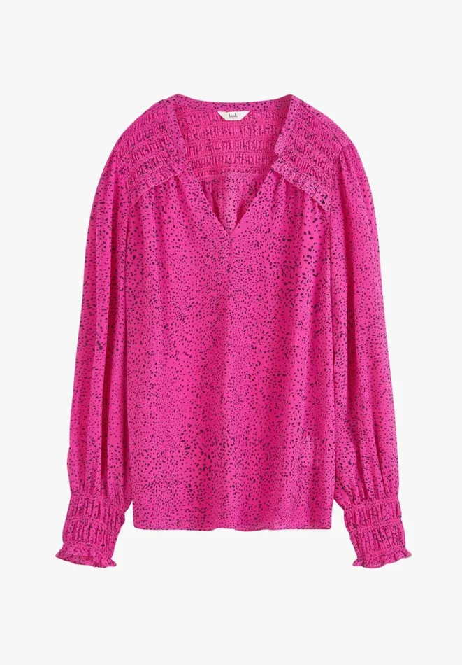Hush Shirts and Blouses Women Alvia Blouse Speckled Dots Hot Pink