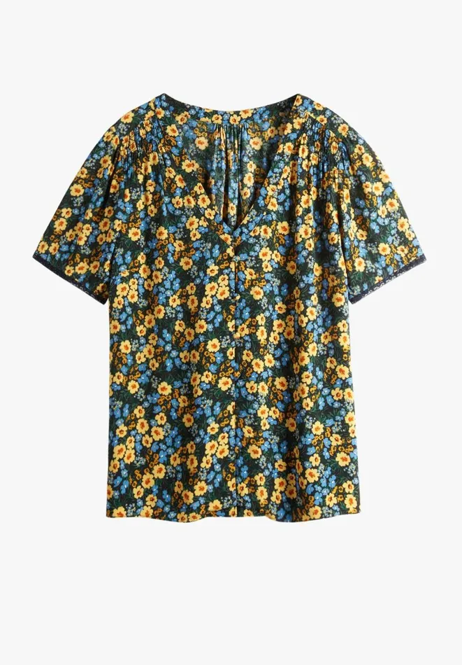 Hush Shirts and Blouses Women Merica Top Dark Pop Floral Hush Shirts and Blouses Women Merica Top Dark Pop Floral