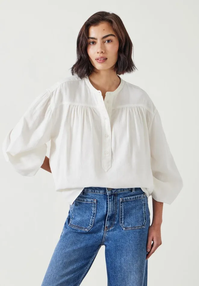 Hush Shirts and Blouses Women Samantha Blouse Natural Marl